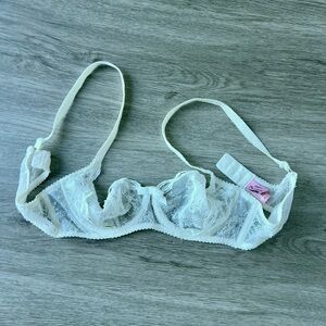 Agent Provocateur Cream Lace Bra